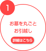 1 お墓を丸ごとお引越し 詳細はこちら